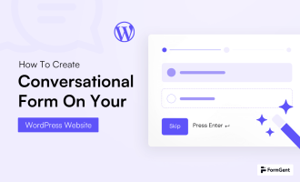 How to create conversational forms