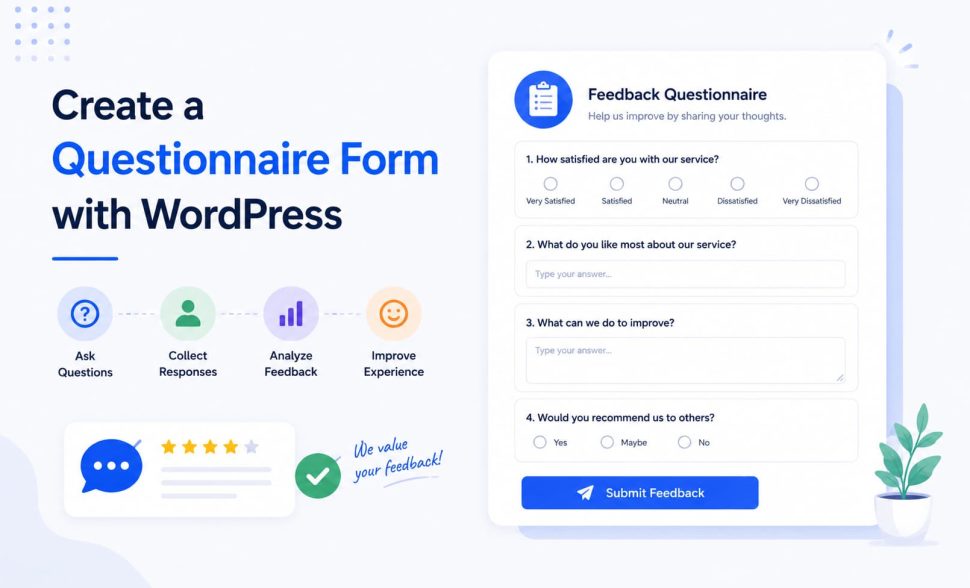 Create a Questionnaire Form with WordPress